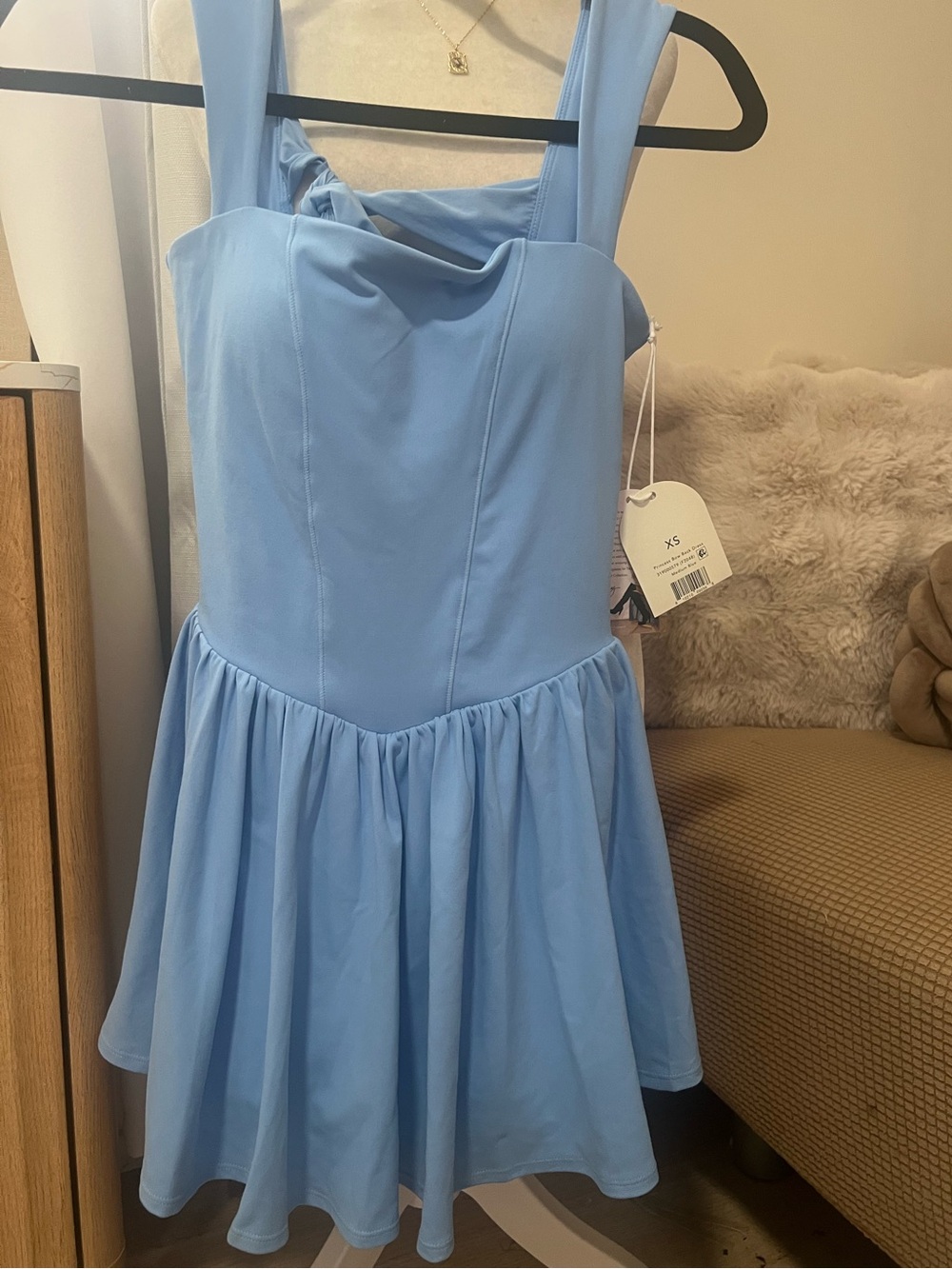 Blogilates women’s princess bow back dress